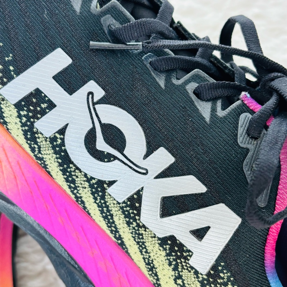 Hoka One Profly Black with Vibrant Accents Running Shoes size US 11 D - Picture 7 of 12